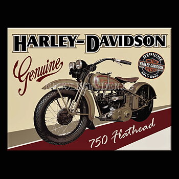 HARLEY-DAVIDSON Magnet 6 x 8 cm Nostalgic Art