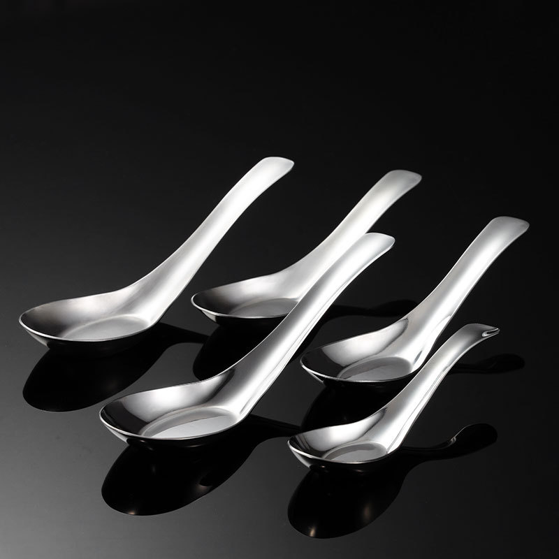 Asiatisk Soppsked - Rostfritt Stål 2-pack - 5