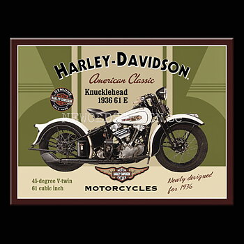HARLEY-DAVIDSON Magnet 6 x 8 cm Nostalgic Art