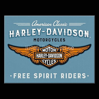 HARLEY-DAVIDSON Magnet 6 x 8 cm Nostalgic Art