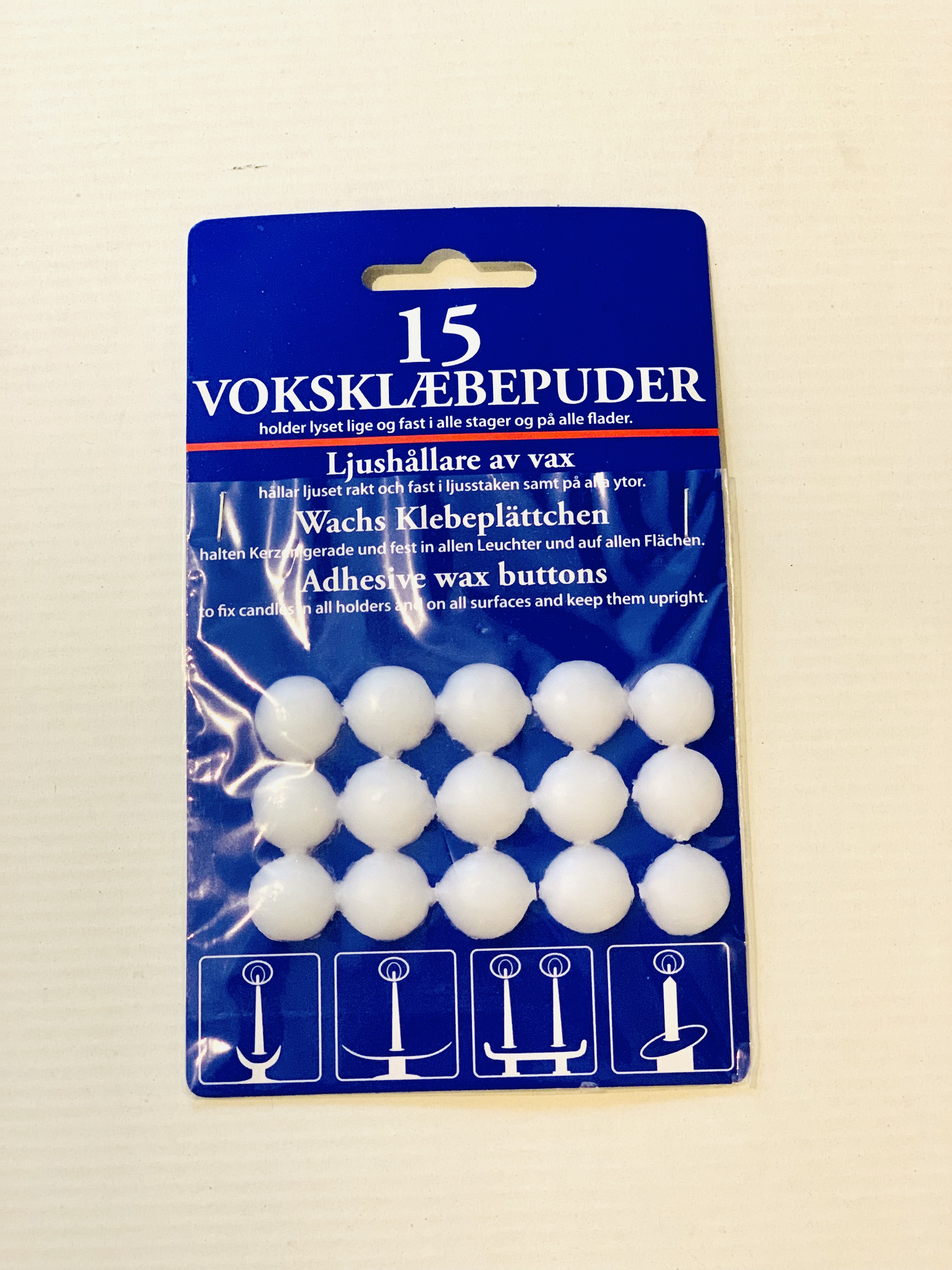Ljusfix av vax