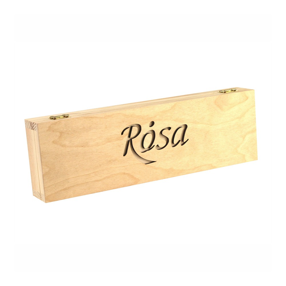 ROSA Gallery akvarellset Classic – 14 färger, tuber 10 ml, trälåda - 5