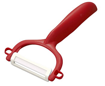 Peeler Kyocera ceramics, 4 cm / RED