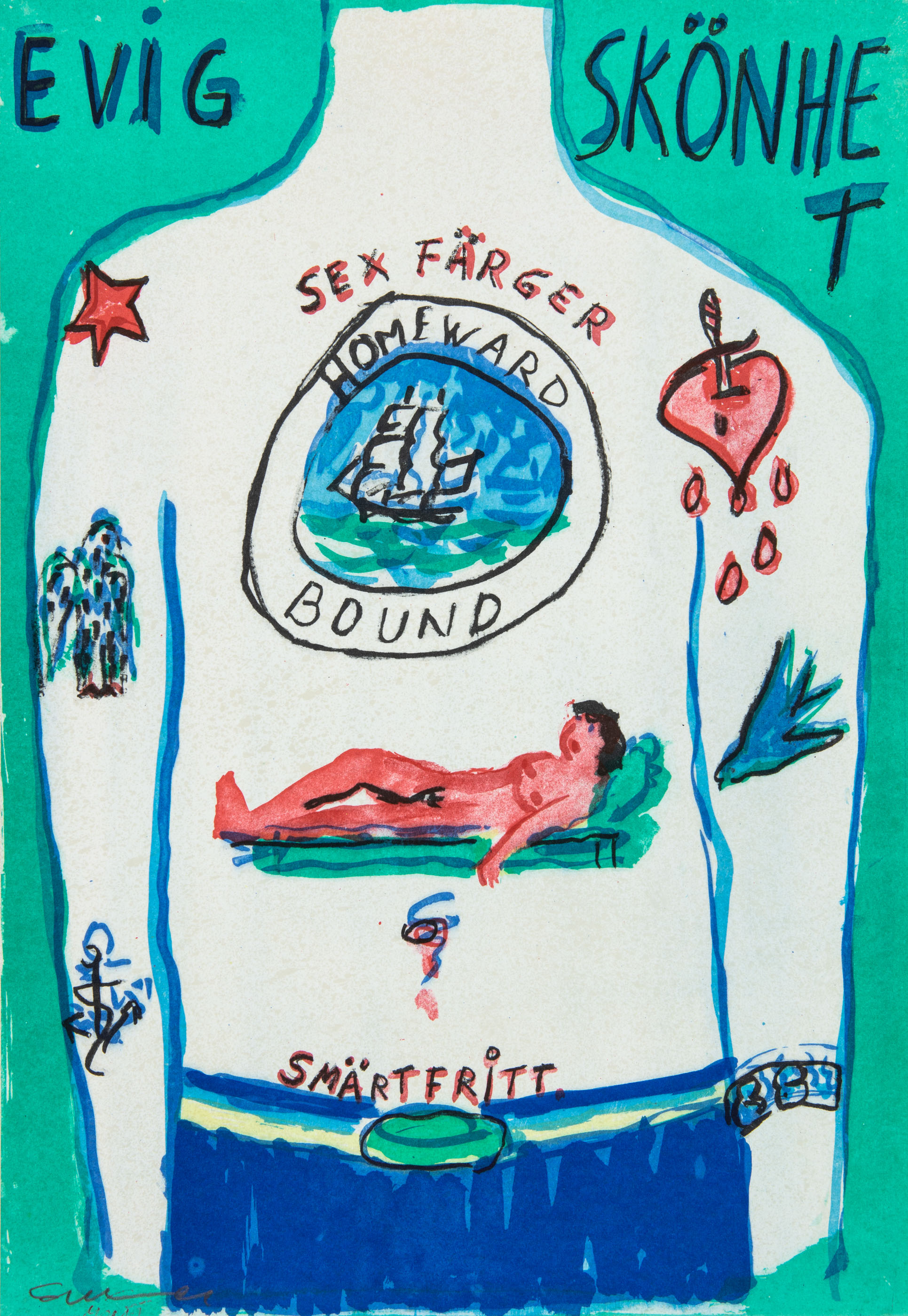 Vardus Art & Antiques Bilder till Evert Taubes visor Tatuerarevalsen