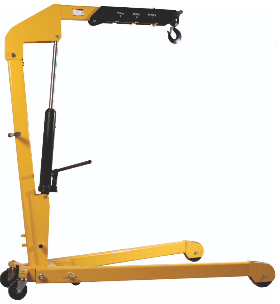 Verkstadskran NDJ10 armlängd: 1231-1531 mm / Maxlast: 1000 kg