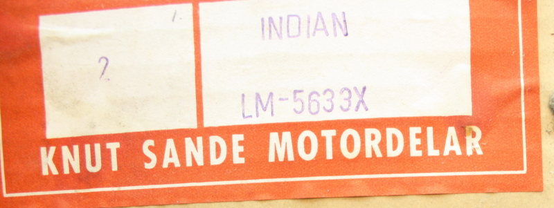 2 stempel Indian Scout 596 cc SV, Sideventil, 1925-31 2-Cyl. Uslipt, dreid til ønskede dimensjoner - 4