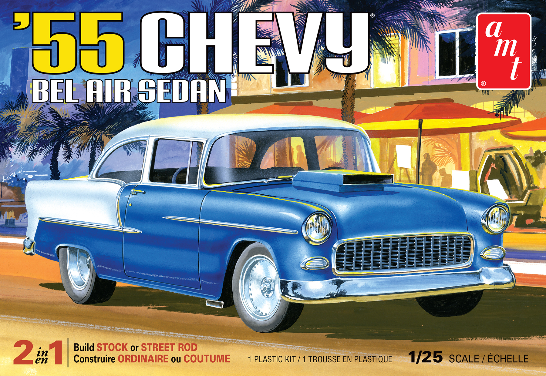 1/25 1955 CHEVY BEL AIR SEDAN 