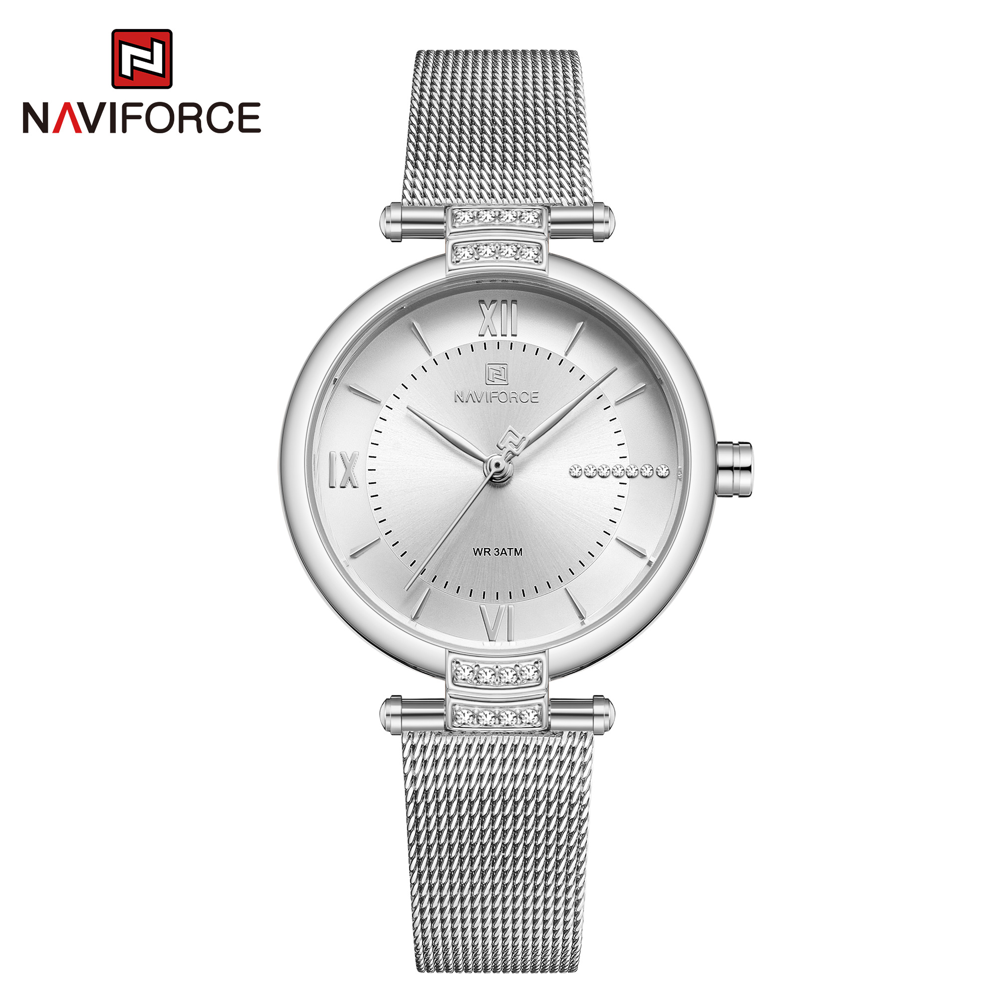 Naviforce Athos Silver