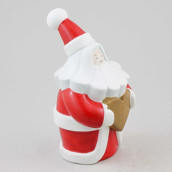 Jakob Robertsson (Julfiguriner 2003) Joyous Santa Nick with Gingerbread Cookie 17 cm