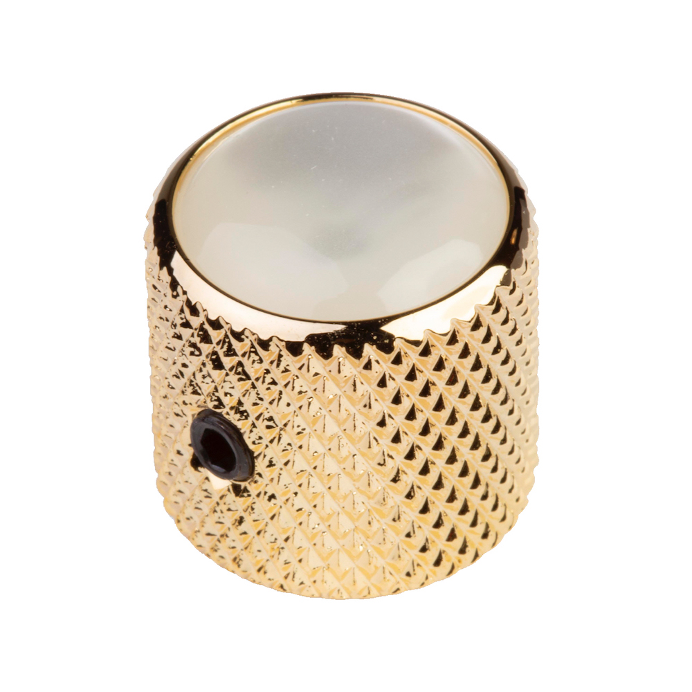 Metal Dome Knob With Pearloid Top (Set screw) - 5