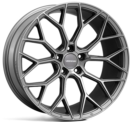 20" Veemann V-FS66 Gloss Graphite 5/112