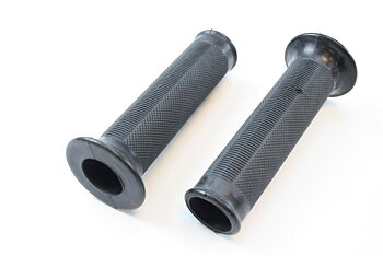 Handle black 24/24 for you with rearview mirror in the handle, 125 mm