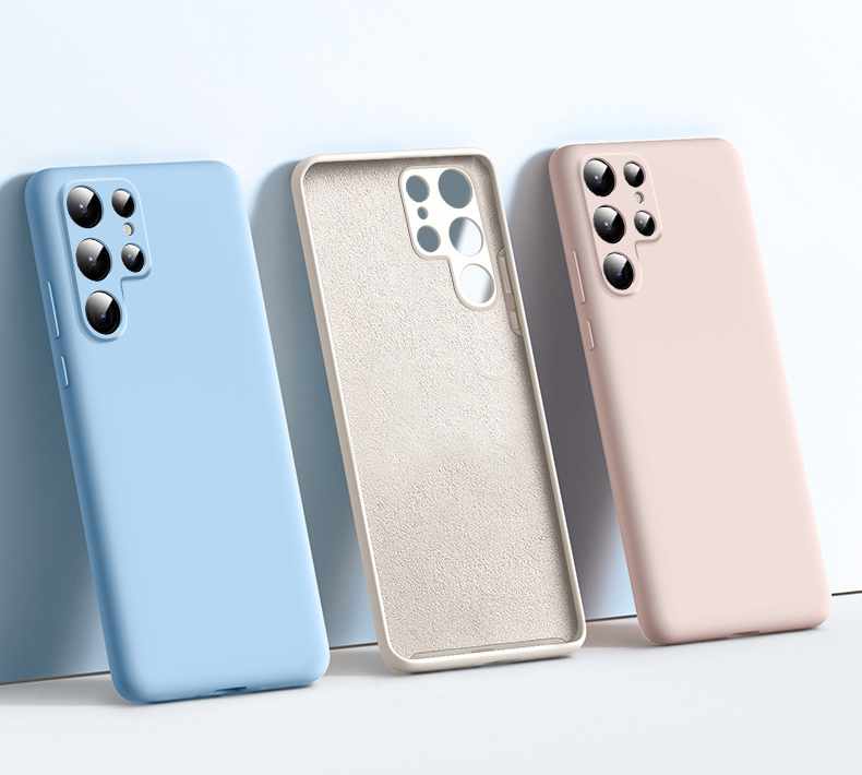 Samsung Galaxy S22 Ultra Skal - Mikrofiber Silikon - 4