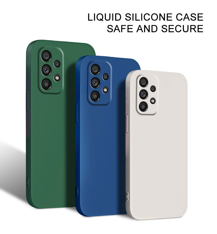 Samsung Galaxy A33 - Silicone Cover Microfiber - 7