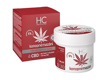 CBD - Varmende massagecreme med 5% hampolie 125 ml