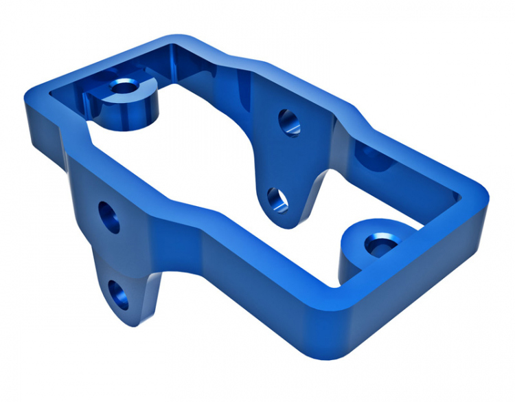 Traxxas 9739 Servo Mount Alu Blue TRX-4M