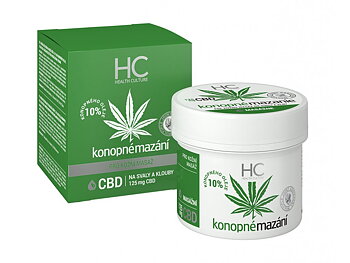 CBD massagecreme med 10% hampolie 125 ml