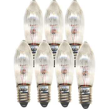 STAR TRADING E10 Reservlampa 7-pack SPARE BULB 3W 34V