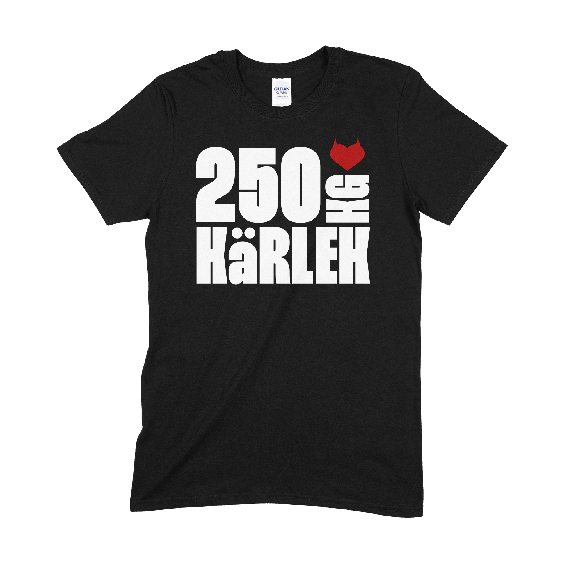 250 KG KÄRLEK - T-SHIRT, LOGO