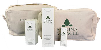 Beauty bag necessär Marina Miracle. (OBS hudvården på bilden ingår ej)