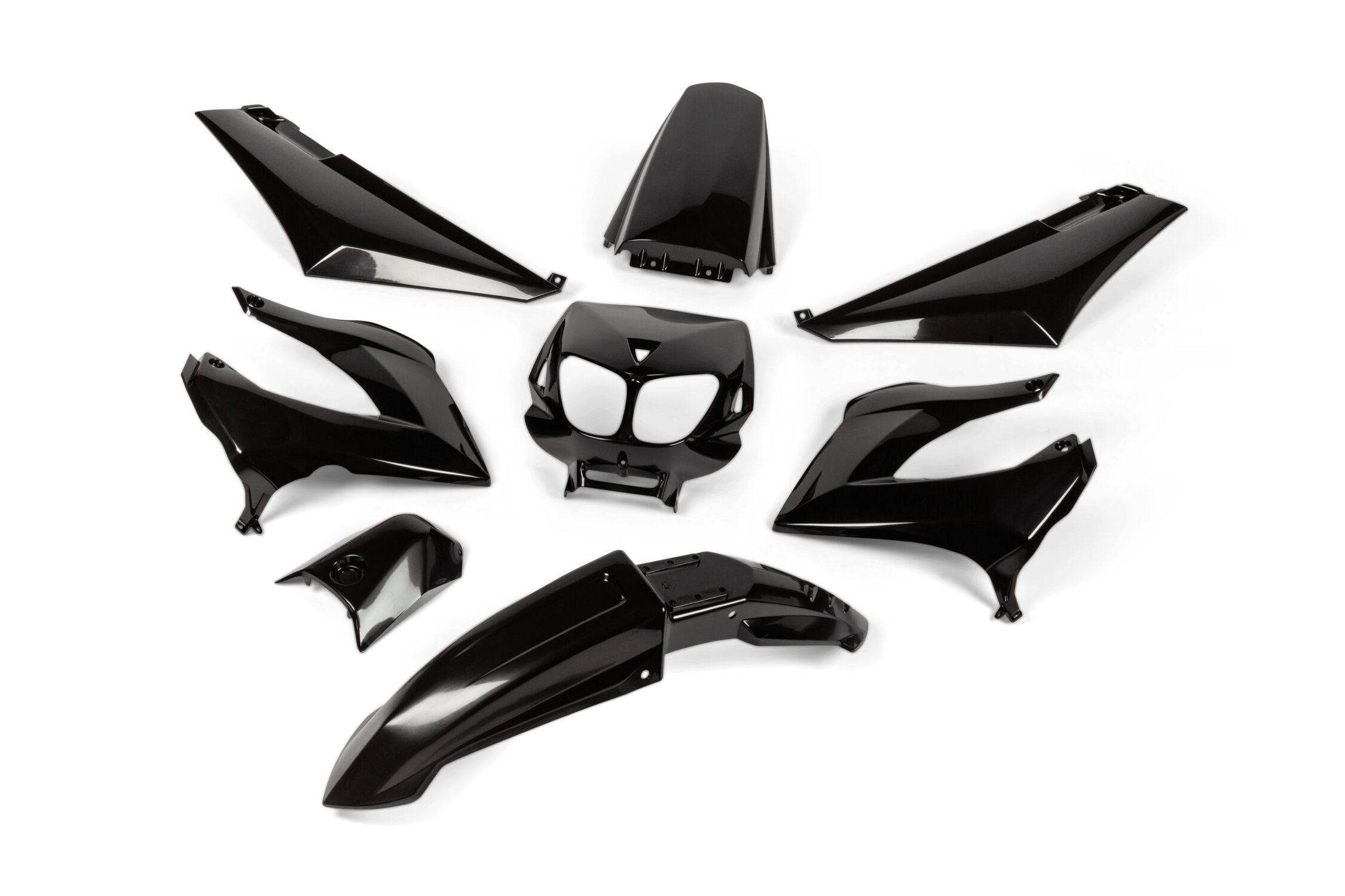 Fairing kit 8 pcs Black -  Senda/SMT/RCR 2000-2010
