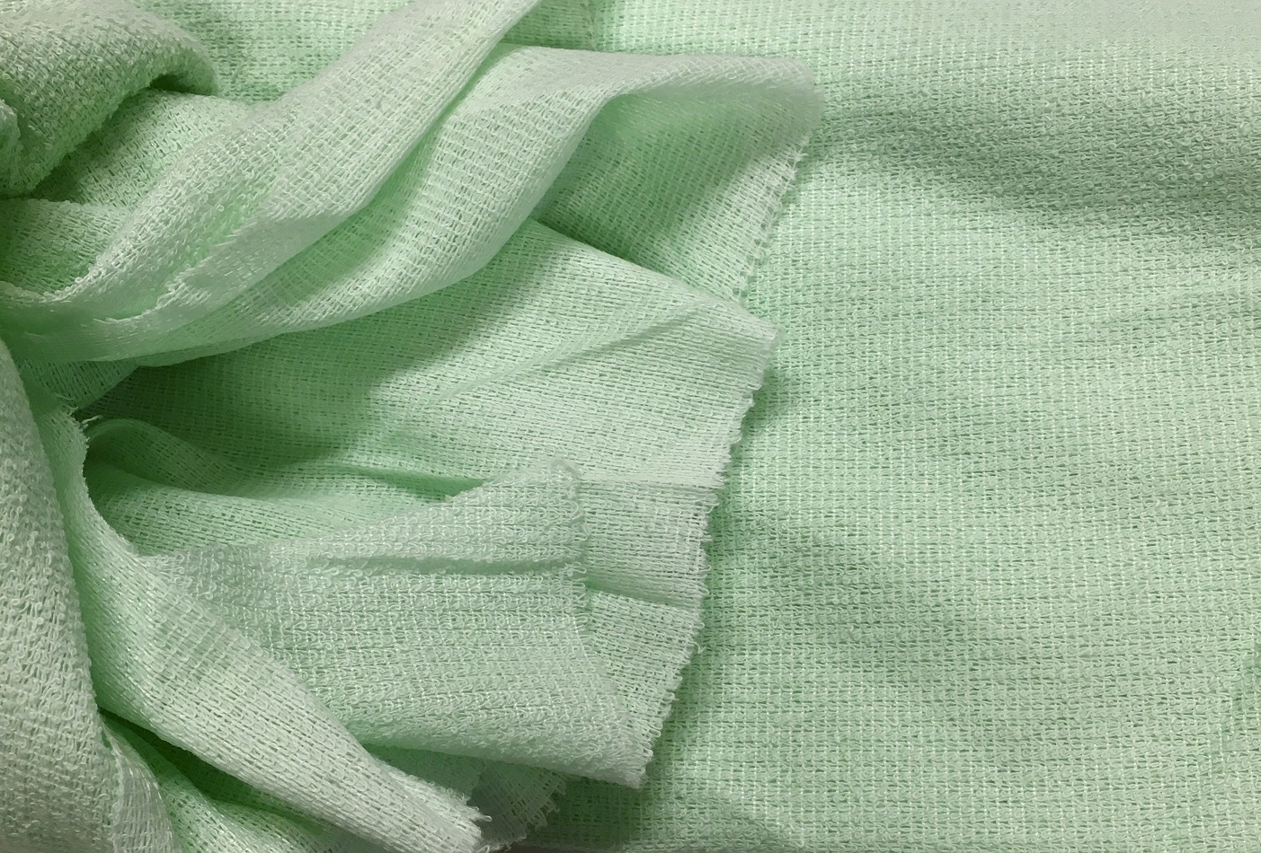 Vintage Frotte Mintgrön STUV 1m