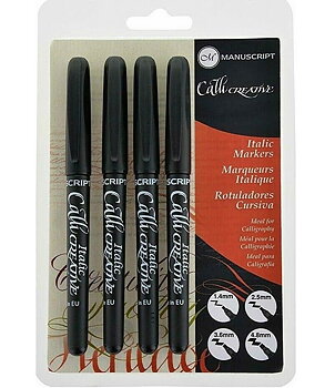 Manuscript Calli Creative Italic Markers 4-pack