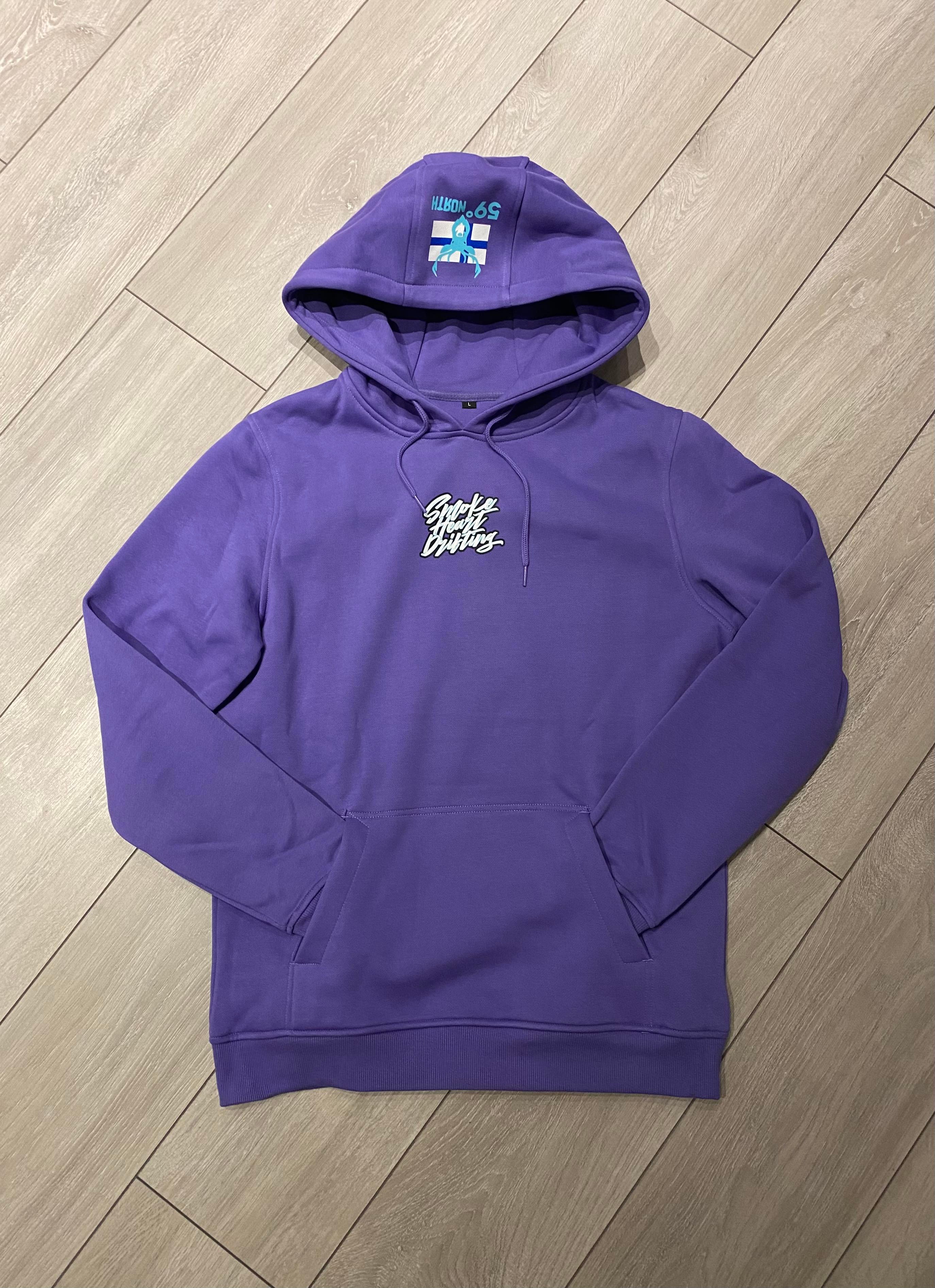 Smokeheart Drifting Hoodie lila - 4