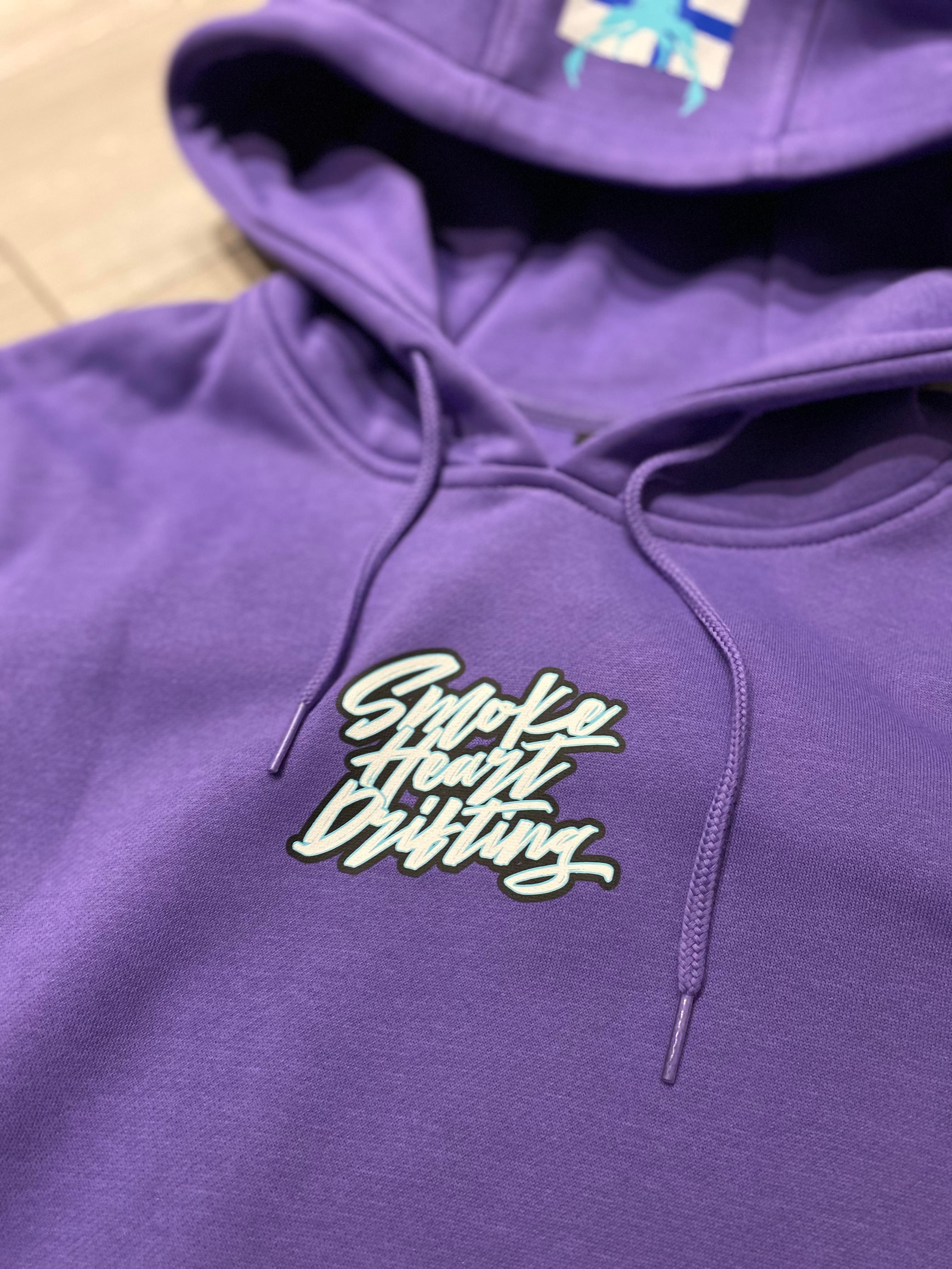 Smokeheart Drifting Hoodie lila - 3