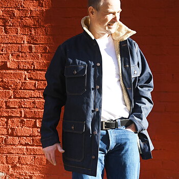 Hybridjacka denim
