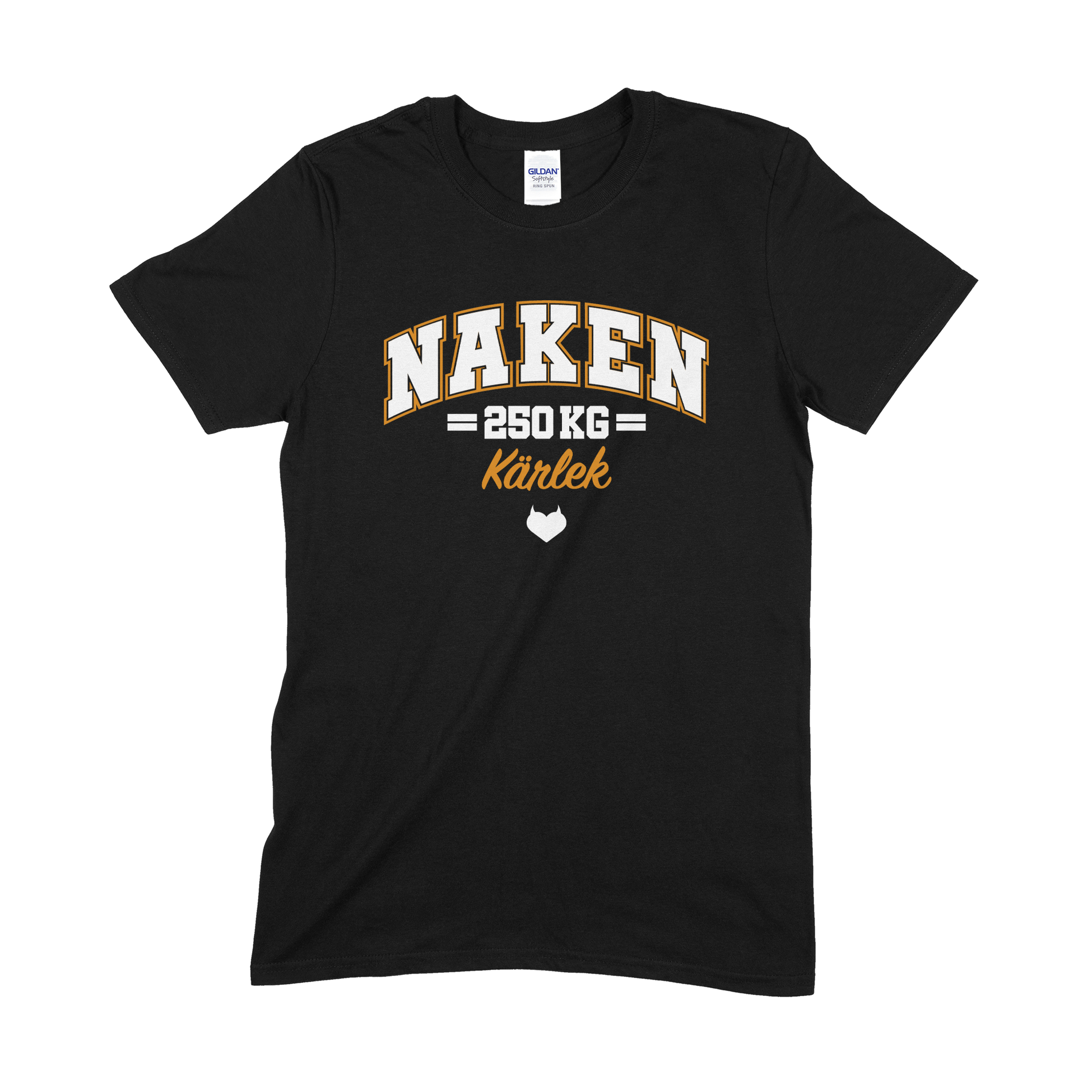 250 KG KÄRLEK - T-SHIRT, NAKEN