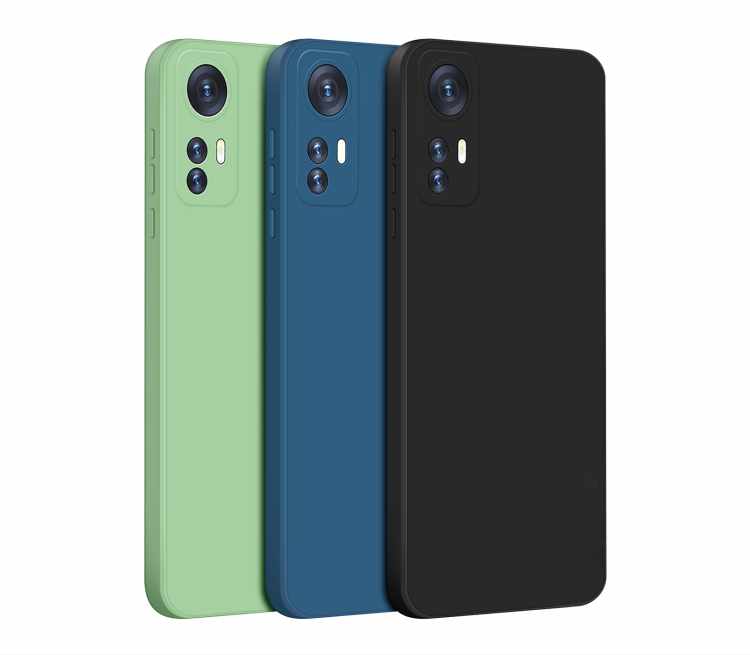 Xiaomi Mi 12/12X/12S - Silicone Case Microfiber