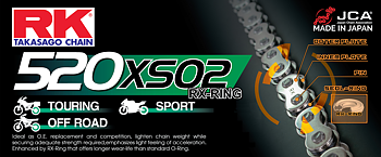 RK 520 kedja 120L  RX-ring
