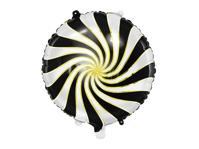 Folieballong 45 cm Svart Godis