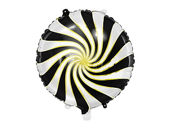 Folieballong 45 cm Svart Godis