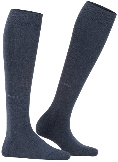 Esprit Pure Blå Knästrumpor Dam