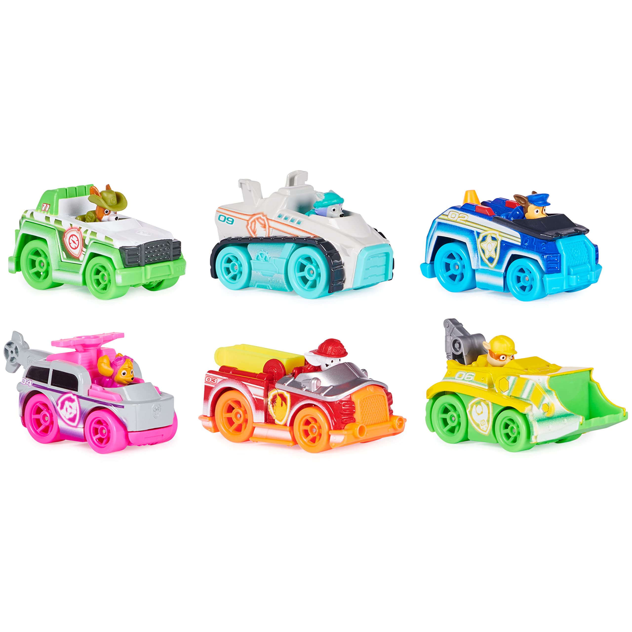 Paw Patrol True Metal Neon Rescue Vehicle MARSHALL