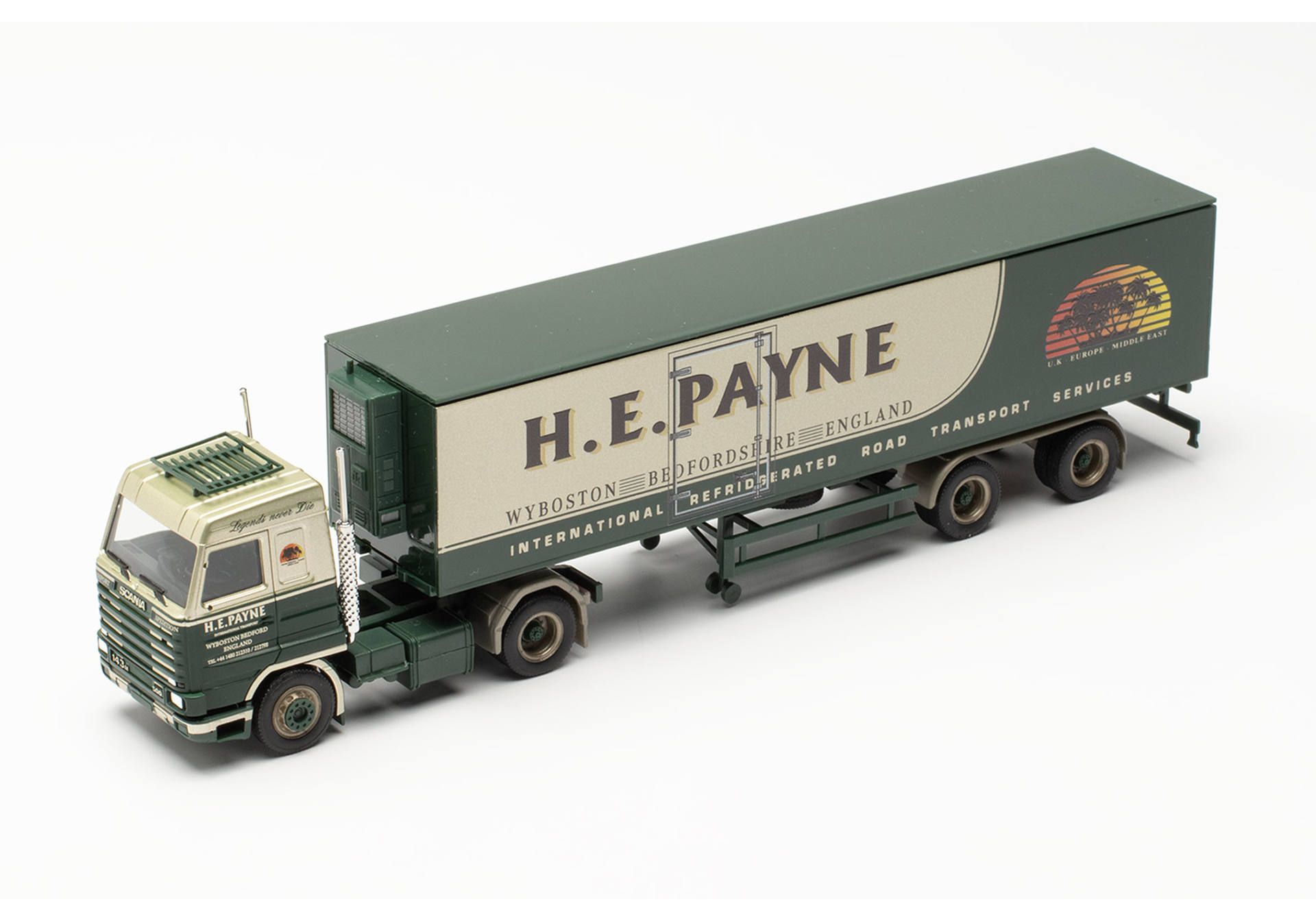 Scania 143 kyltr. 'H.E. PAYNE' (GB) - 3