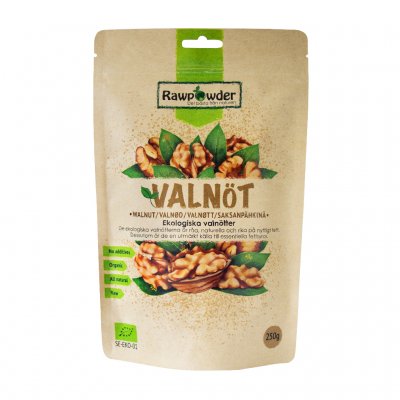 Valnötter 250g  Rawpowder