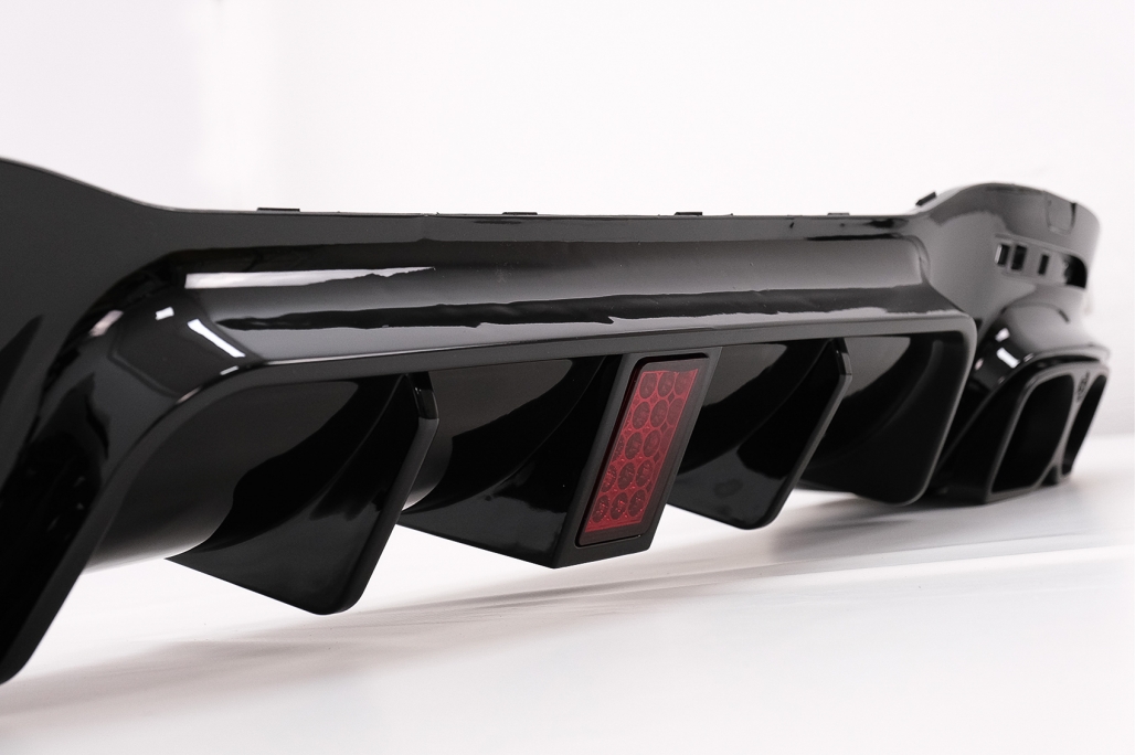 1. CKM B-look kit for AMG S63 bumpers facelift PIANO BLACK 18-21 - 4