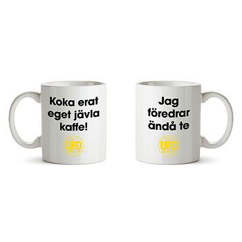 UFO SWEDEN - MUGG, EGET KAFFE (2-PACK)