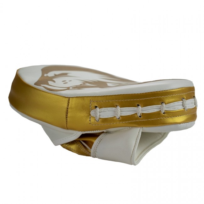 Super Pro Combat Focus Pu Mits(par) White/Gold - 3