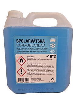 Spolarvätska 4 liter -18 °C