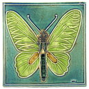 リサラーソン  陶板　蝶 BUTTERFLY　FJARILSPLATTORシリーズ 1971年 23cm 