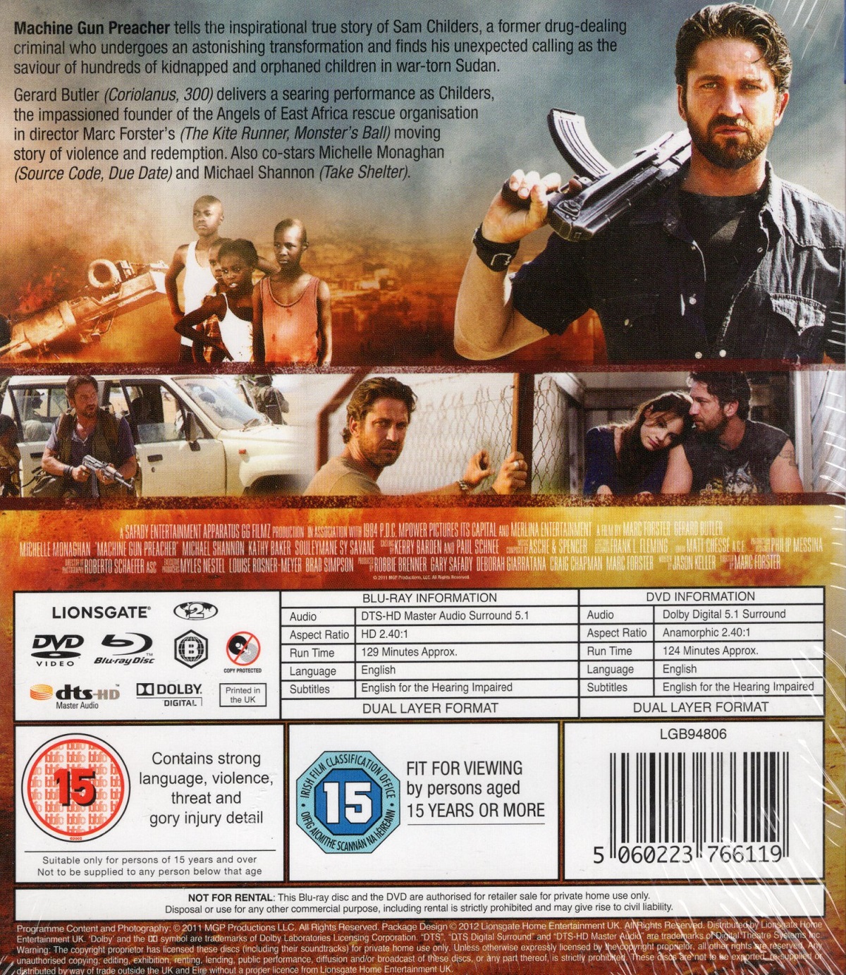 Machine Gun Preacher (ej svensk text) (Blu-ray + DVD) - 2