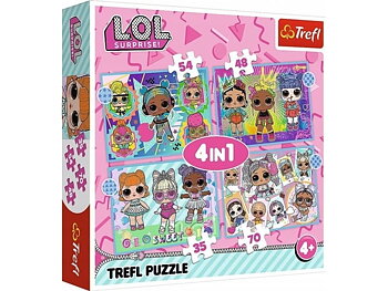 LOL Surprise Pussel 4i1 Meet The Pud Dolls
