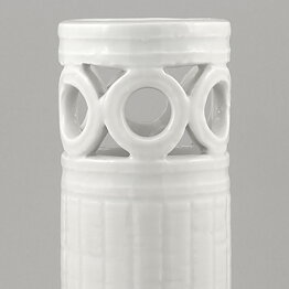 グナー・ニールンド   素朴なホワイトのベース Vase  27cm (1940年代) 