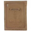 Aimo Nietosvuori (Landskapsblommor 1974) Rectangular Wall Plaque with Lily of the Valley Motif 17 cm  [Sample Images] 
