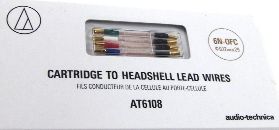 Audio Technica AT6108 färgkodade pickupskals trådar - 2