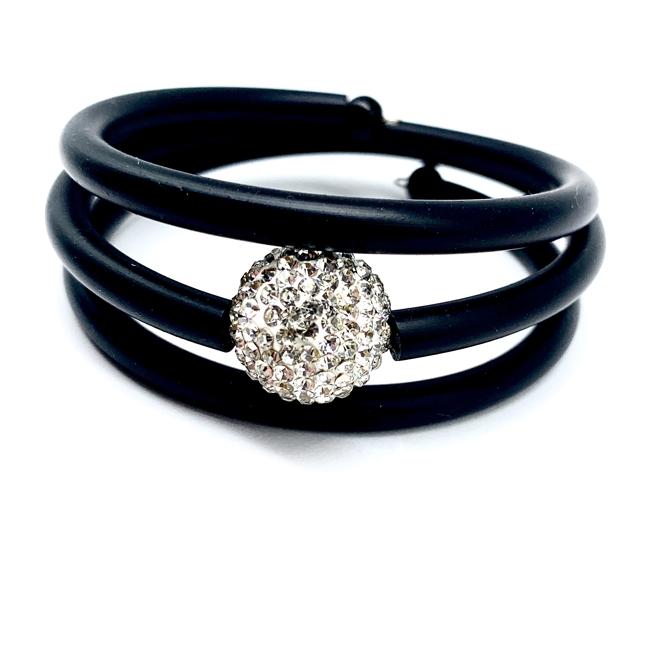 Armband Stacy Gummi Swarovskikristaller 